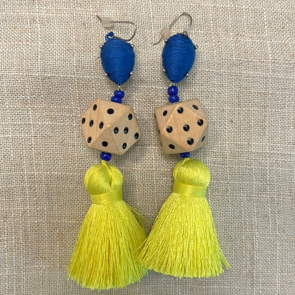 Mignonne Gavigan Tabitha dice tassel earrings